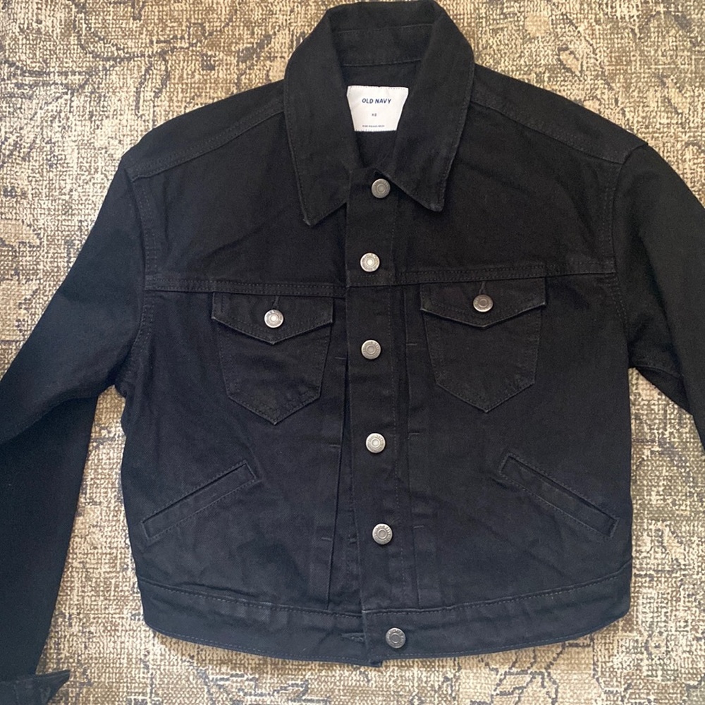 Women’s old navy black denim jacket
